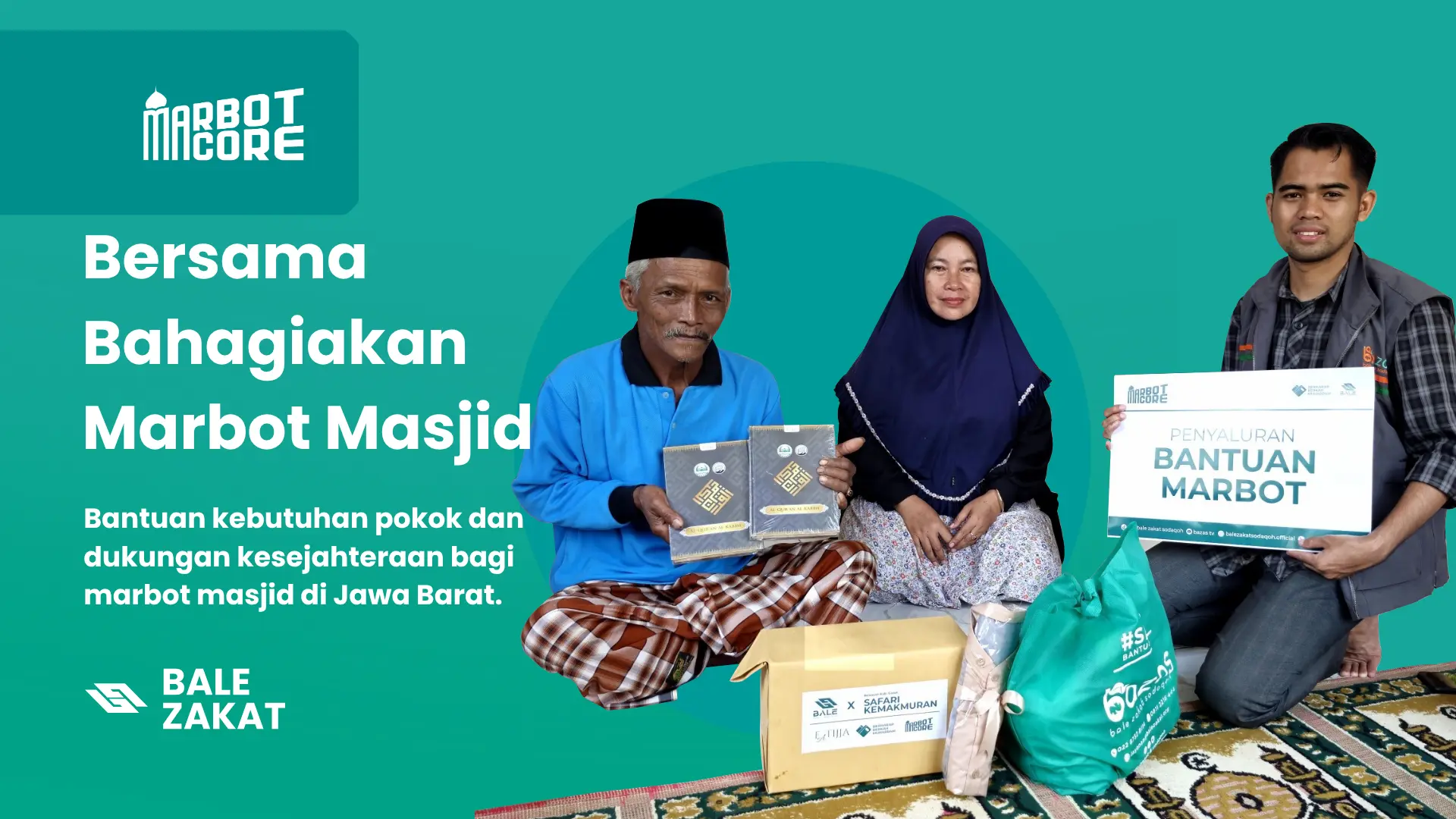 Bantuan buat marbot masjid "Bersama bahagiakan marbot masjid"
