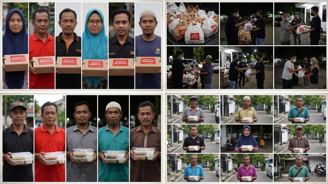 Senin Berbagi: Sebungkus Harapan untuk Pejuang Jalanan